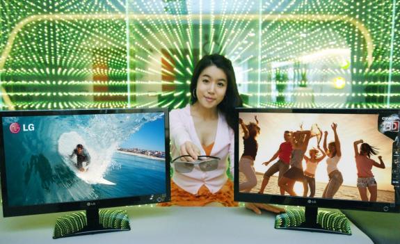 LG - dwa monitory 3D z technologi Film Patterned Retarder