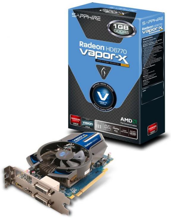 Sapphire Radeony HD 6700 z chodzeniem Vapor-X i FleX