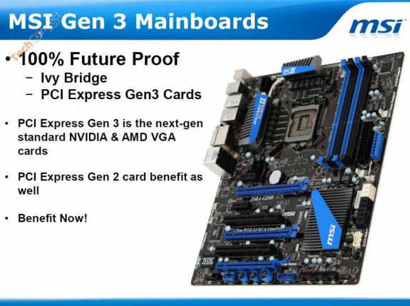 MSI - sze pyt LGA1155 z PCI-Express 3.0 w tym kwartale