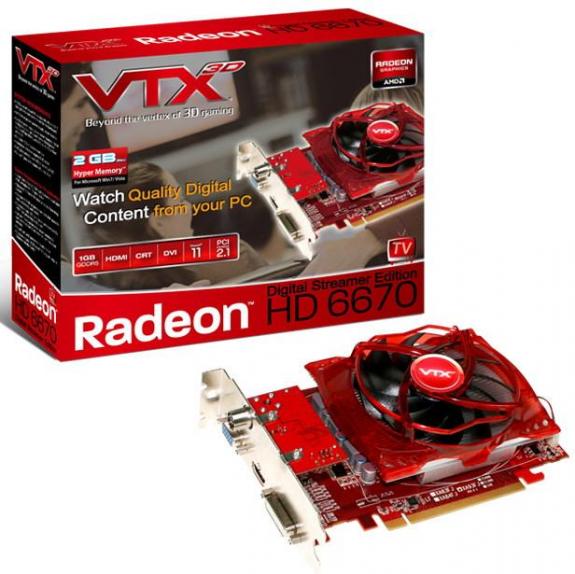 VTX3D HD6670/6570 Digital Streamer Edition z DVB-T