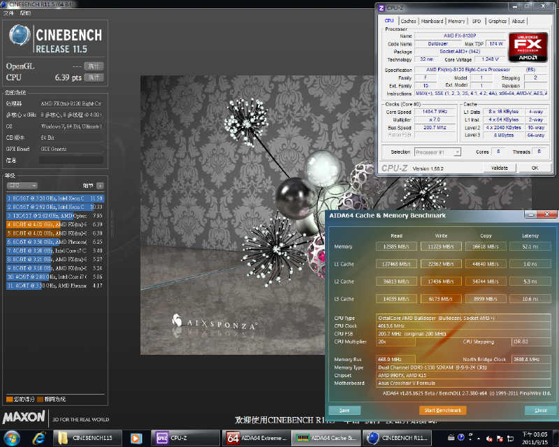 AMD Bulldozer FX-8120 w benchmarkach...
