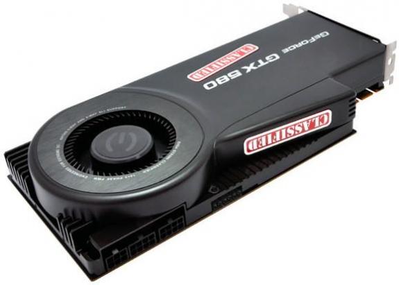 GTX 580 Classified od EVGA w wersji W/C oraz air