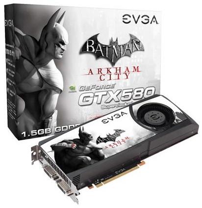 EVGA GeForce GTX 580 w edycji Batman Arkham City