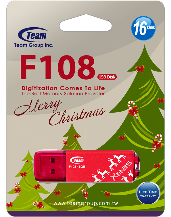 witeczny pendrive od Team Group czyli F108 X'mas Edition