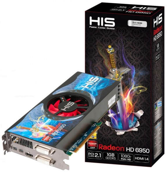 HIS Radeon HD 6950 1GB