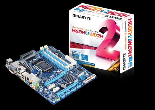 GIGABYTE GA-H67MA-UD2H do komputerw domowych