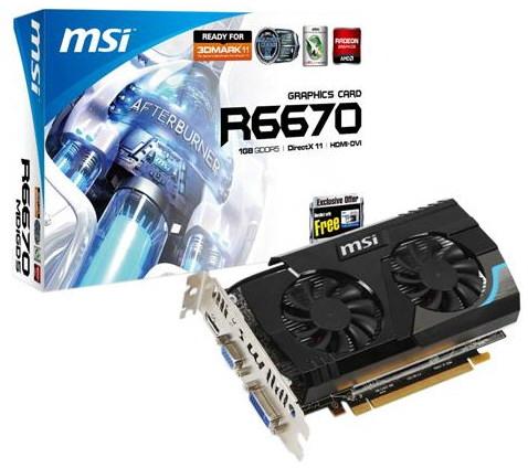 MSI Radeon HD 6670 z dwu wentylatorowym coolerem