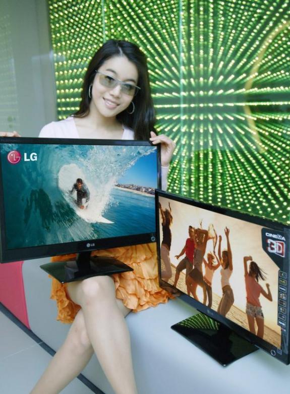 LG - dwa monitory 3D z technologi Film Patterned Retarder