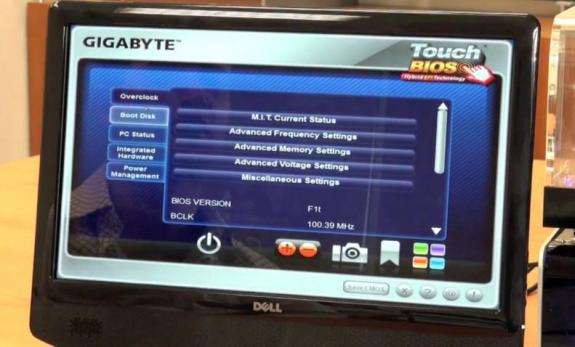 Gigabyte Touch BIOS
