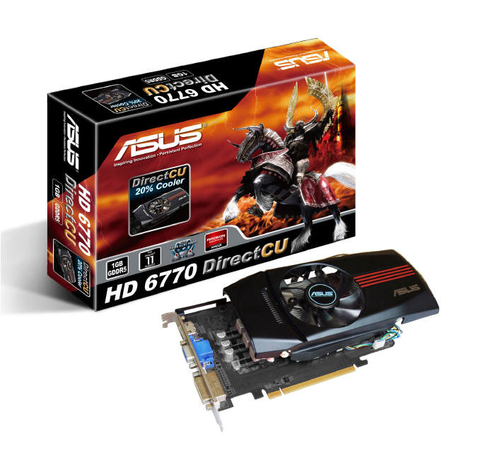 ASUS - karty graficzne HD 6770 DirectCU i HD 6750 Formula 