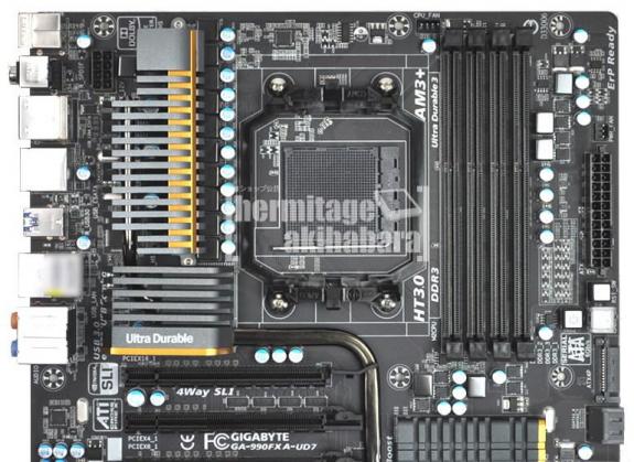 Gigabyte GA-990FXA-UD7 na zdjciach