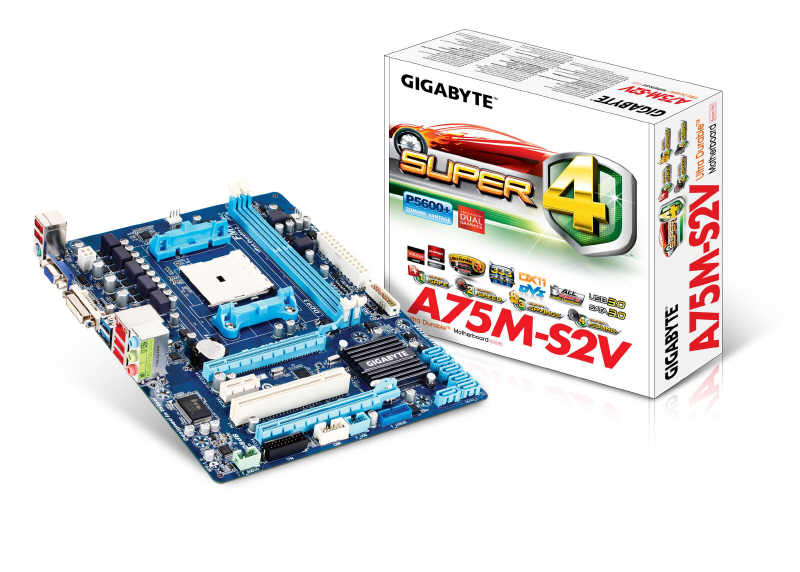 GIGABYTE GA-A75M-S2V - Llano do uytku domowego...