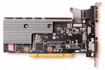 Zotac GT 520 w wersji na PCI oraz PCI-Express x1