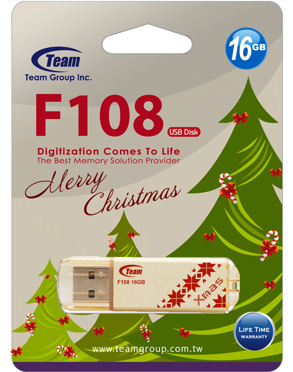 witeczny pendrive od Team Group czyli F108 X'mas Edition