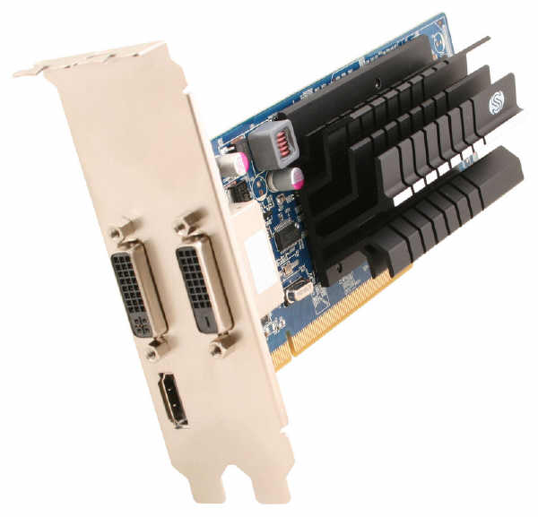 Sapphire Radeon HD 6450 FleX - tanie Eyefinity