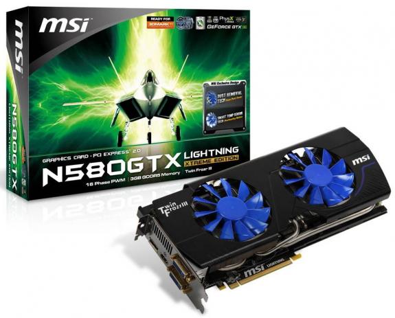 MSI N580GTX Lightning Xtreme Edition