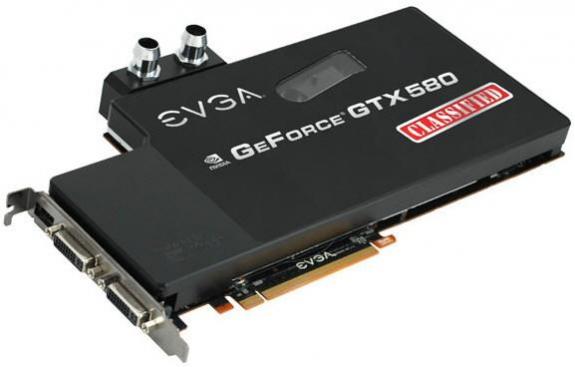 GTX 580 Classified od EVGA w wersji W/C oraz air