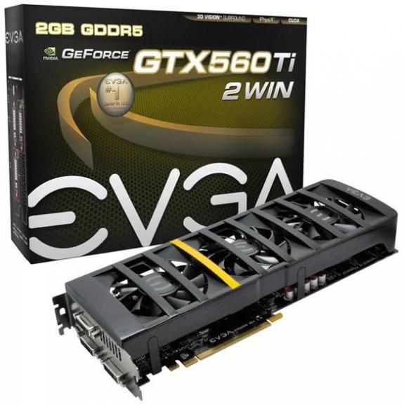 EVGA GeForce GTX 560 Ti 2Win