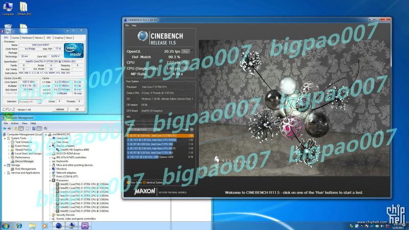 Intel i7 3770 Ivy Bridge przetestowany w benchmarkach