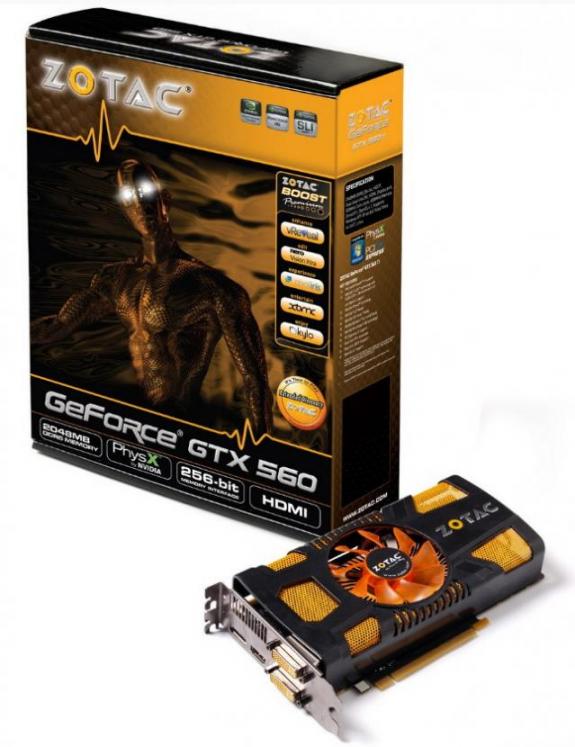Prawdziwy urodzaj GeForce GTX 560