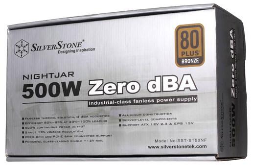 SilverStone - bezgony Nightjar ST50NF 500W