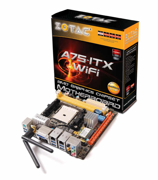 ZOTAC prezentuje now pyt gwn A75-ITX WiFi