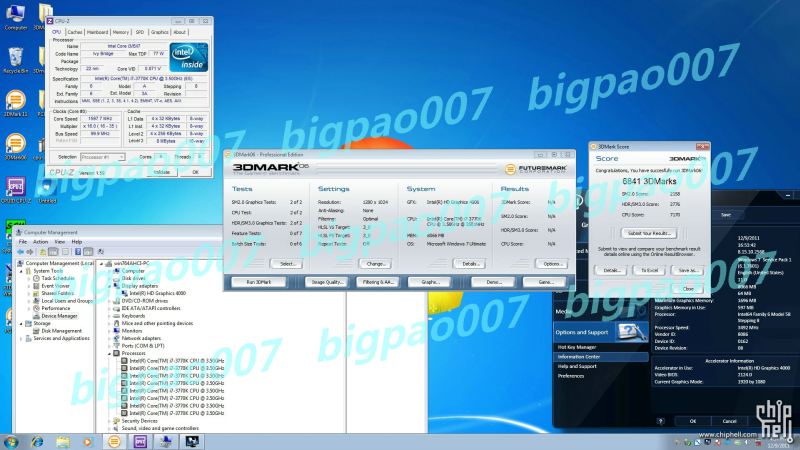 Intel i7 3770 Ivy Bridge przetestowany w benchmarkach