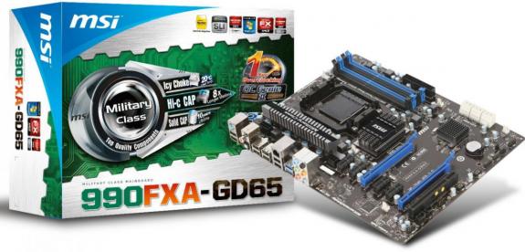 MSI 990FXA-GD65 AM3+ pena prezentacja