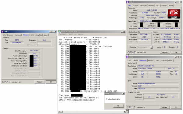AMD Bulldozer FX-8130P podkrcony do 5.1GHz