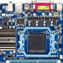 Obrazek Gigabyte GA-78LMT-S2PT ze złączmi COM, LPT oraz IDE
