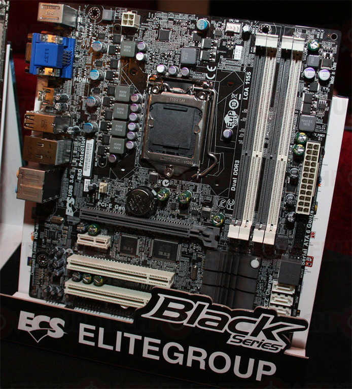 ECS H77 Black Series w rozmiarze Micro-ATX