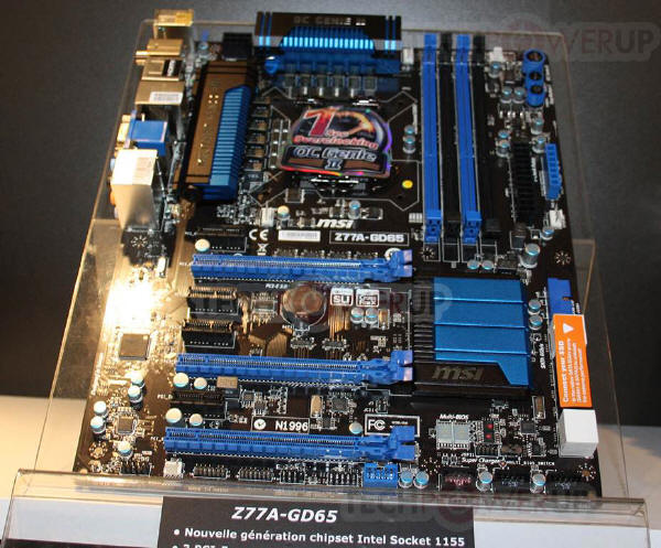 MSI Z77A-GD65 na zdjciu