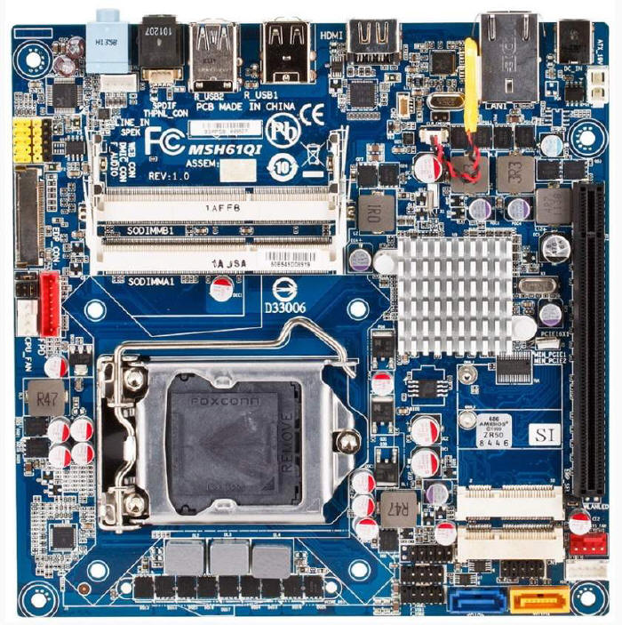 Gigabyte MSH61QI LGA 1155 Mini-ITX