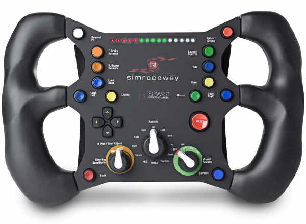 Simraceway SRW-S1 Steering Wheel od SteelSeries