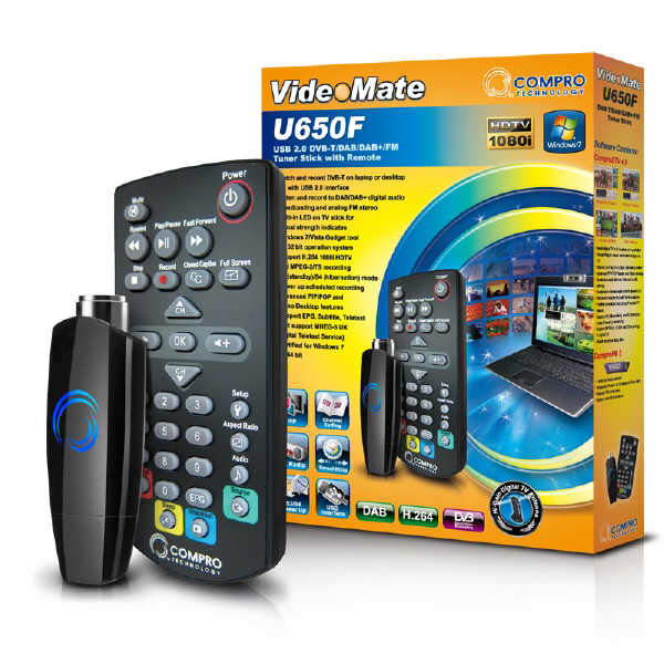 Compro VideoMate U650F - cyfrowa TV i radio DAB