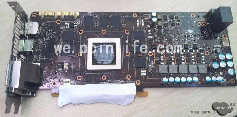GeForce GTX 680 - pytka PCB w negliu...