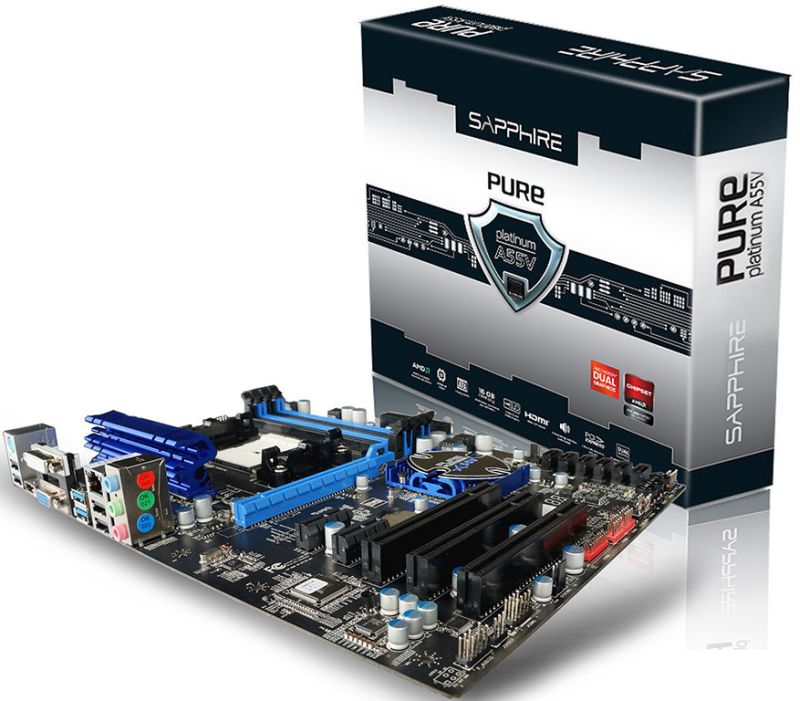 Sapphire prezentuje Pure Platinum A55V