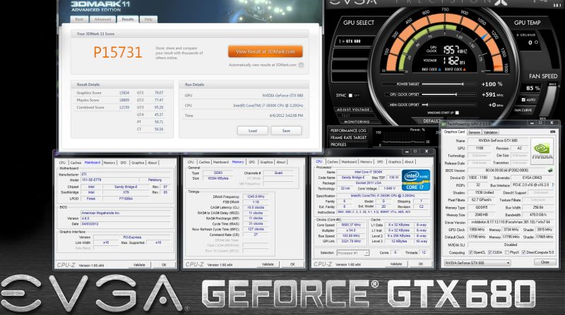 Kingpin wykrci z GTX 680 a 1957 MHz