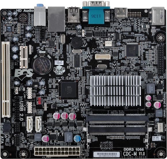 ECS CDC-M - Pyta Micro-ATX dla platformy Cedar Trail