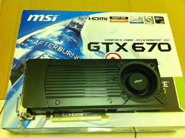 MSI GeForce GTX 670 na zdjciach
