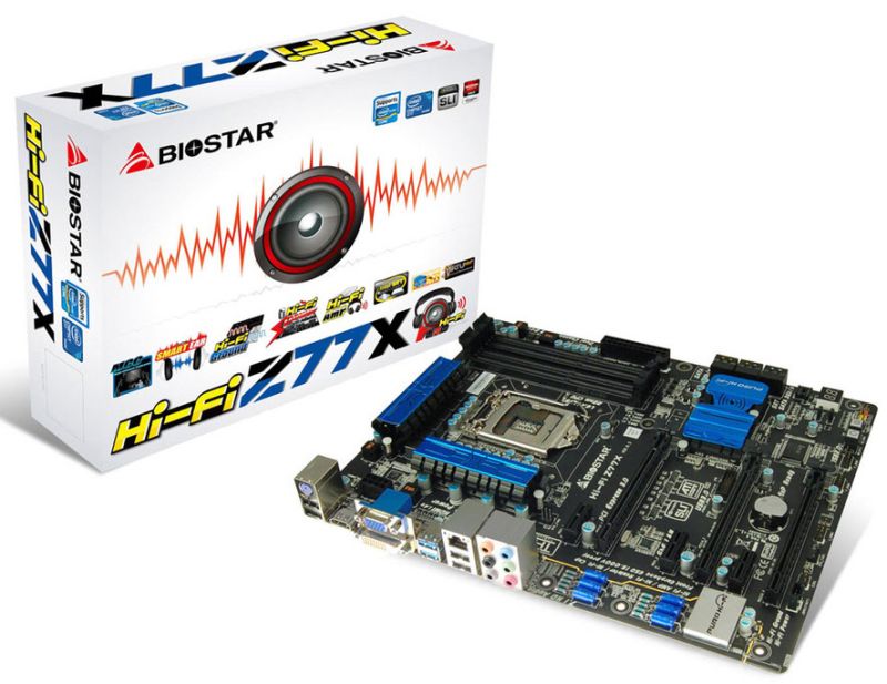 Biostar prezentuje oficjalnie Hi-Fi Z77X