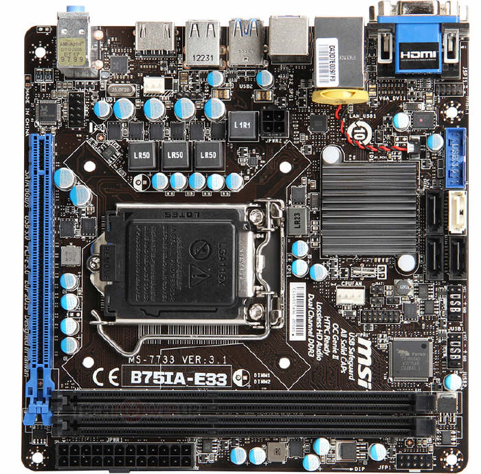 MSI B75IA-E33 Mini-ITX