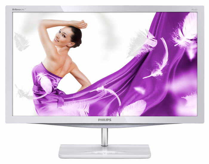 PHILIPS 239C4QHSW – 23-calowy ultracienki IPS w bieli