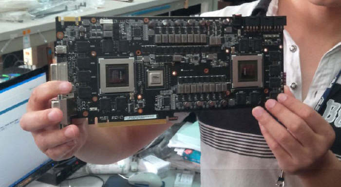 Pytka PCB ASUS'a ROG MARS III Dual GTX 680 