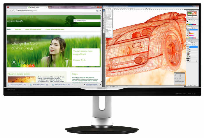 PHILIPS 298P4QJ z matryc AH-IPS w formacie 21:9 