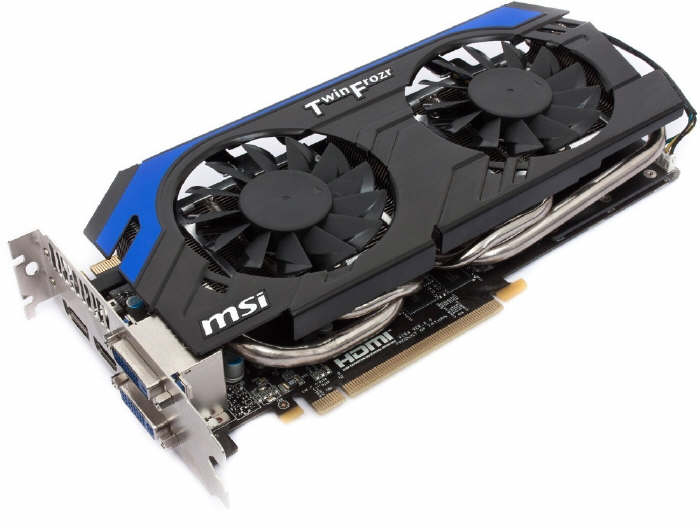 MSI GeForce GTX 660 na zdjciu