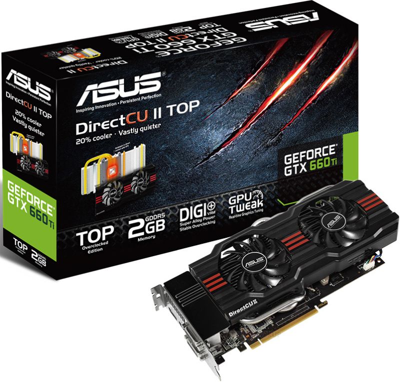Asus wypuszcza bios do GTX 660 Ti DirectCu II