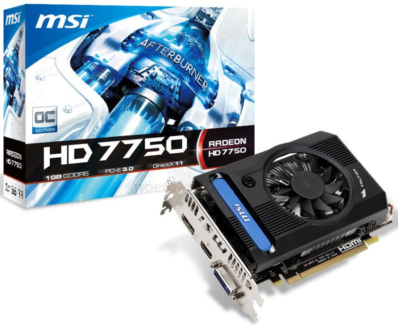 MSI wypuszcza podkrconego Radeona HD7750
