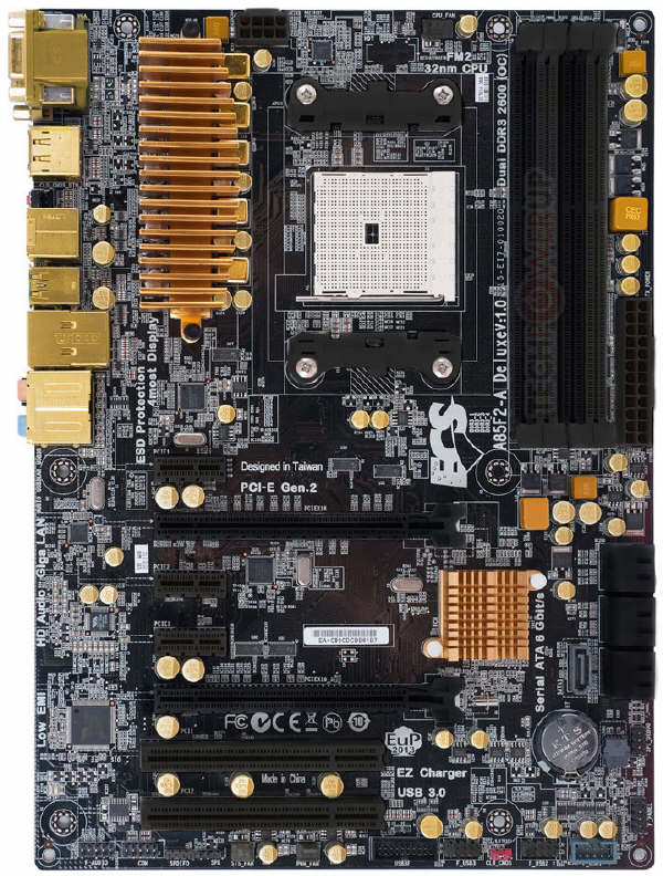 ECS A85F2-A GOLDEN - Zota pyta AMD FM2