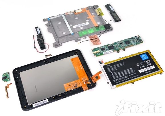 Amazon Kindle Fire HD w tecie iFixit otrzymuje 7 punktw